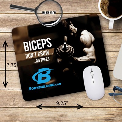 Mouse Carpet™ Heavy-Duty Fabric Mouse Pad (7.75"x9.25"x1/16") THIN